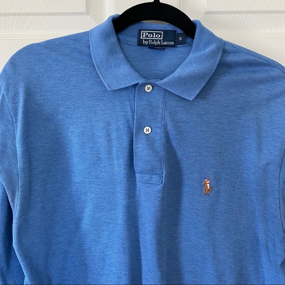 Men’s Polo by Ralph Lauren Blue Long Sleeve Small - Picture 2 of 5